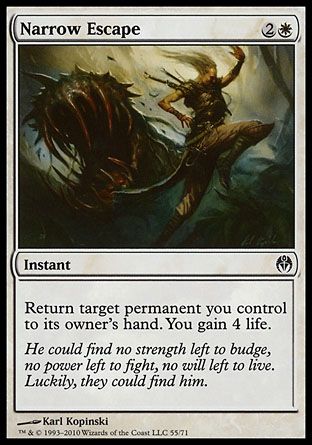 Narrow Escape (Phyrexia vs. The Coalition) Trading Card