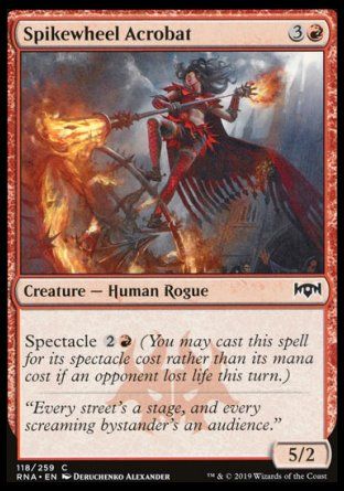 Spikewheel Acrobat (Ravnica Allegiance) Trading Card