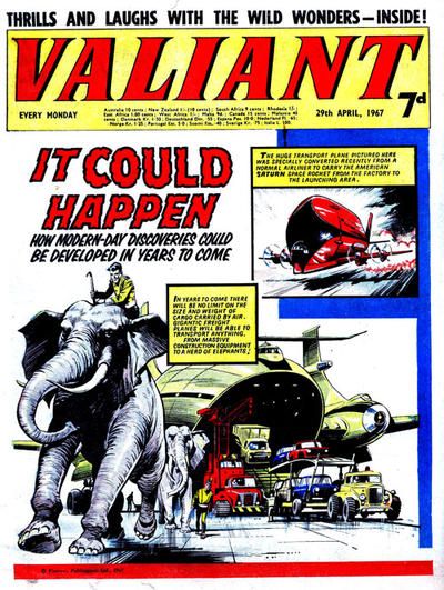 Valiant #29 April 1967 Comic