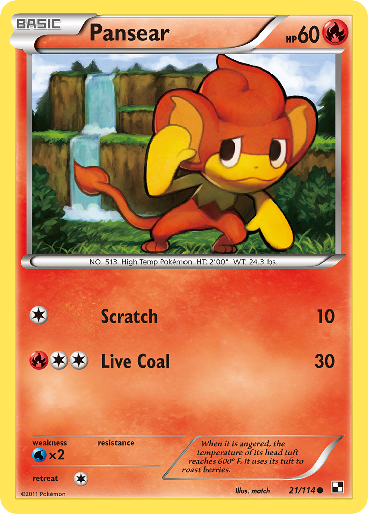 Simisear Pokémon Card