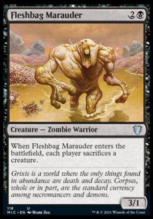 Fleshbag Marauder (Innistrad Midnight Hunt Commander Decks) Trading Card