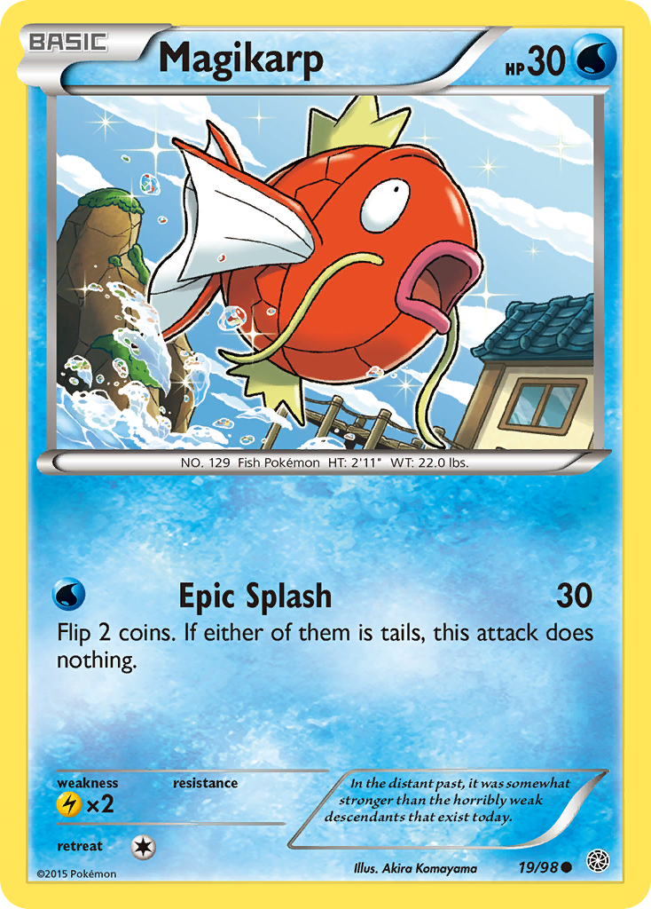 Magikarp (19/98) - Ancient Origins Pokémon Card