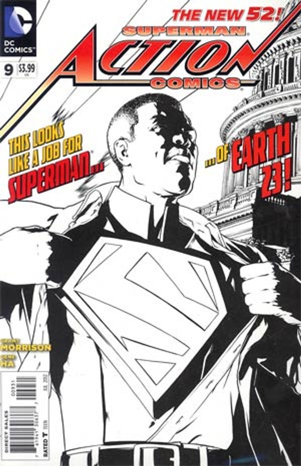 Action Comics #9 (Sketch Cover)