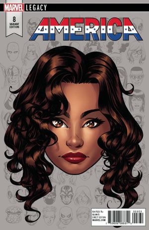 America #8 (Mckone Legacy Headshot Variant Leg)