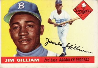 Jim Gilliam 1955 Topps #5 Sports Card