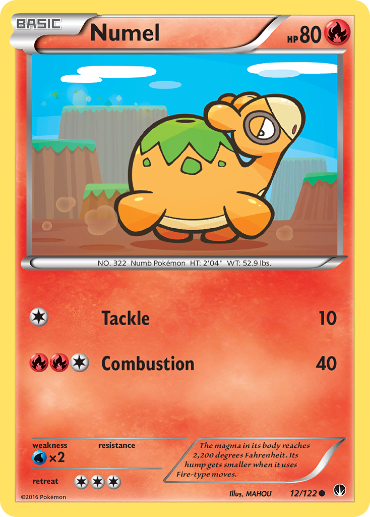 Numel (12/122) - BREAKpoint Pokémon Card