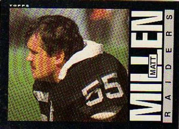 Matt Millen 1985 Topps #295