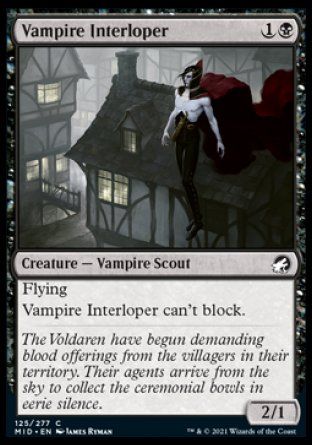 Vampire Interloper (Innistrad: Midnight Hunt) Trading Card