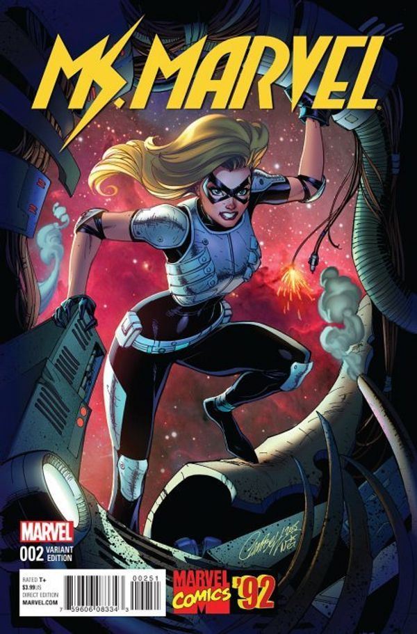 Ms. Marvel #2 (Campbell Marvel 92 Variant)