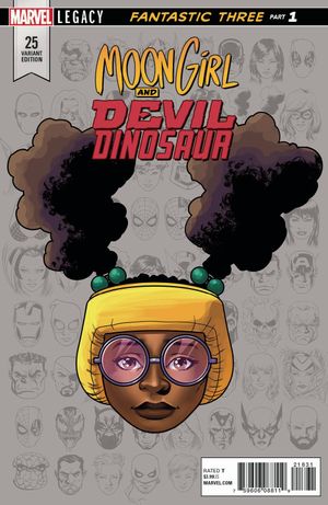 Moon Girl and Devil Dinosaur #25 (Legacy Headshot Variant Leg)