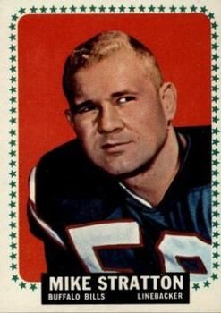 Mike Stratton 1964 Topps Signed Autographed Card #39 Buffalo Bills