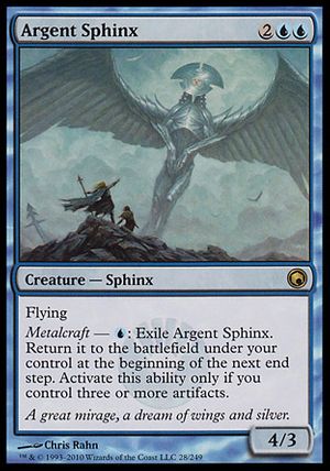 Argent Sphinx (Scars of Mirrodin)