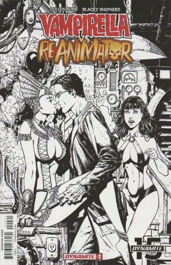 Vampirella Vs Reanimator #2 (20 Copy Desjardins B&w Cover)