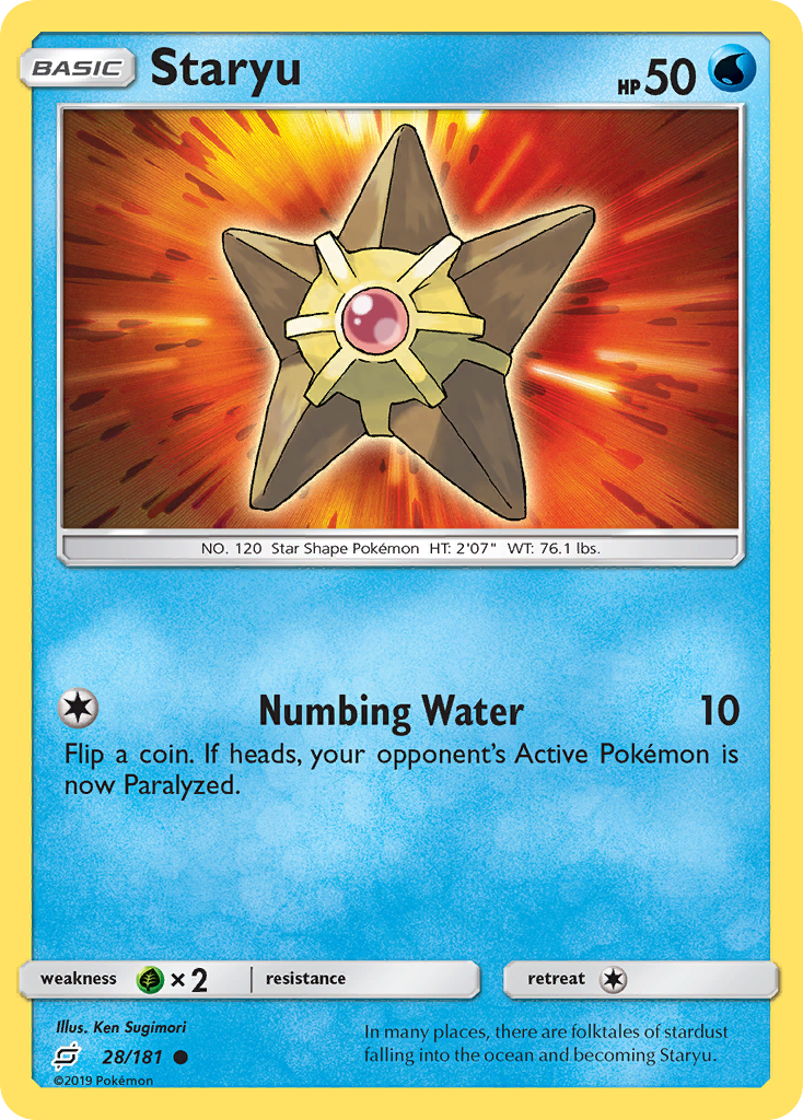 Staryu (28/181) - Team Up Pokémon Card