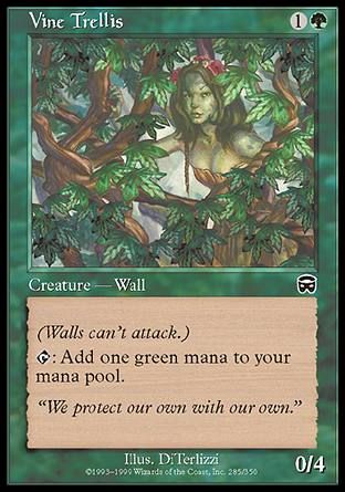 Vine Trellis (Mercadian Masques) Trading Card