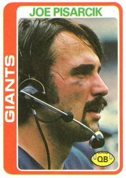 Joe Pisarcik 1978 Topps #7 Sports Card