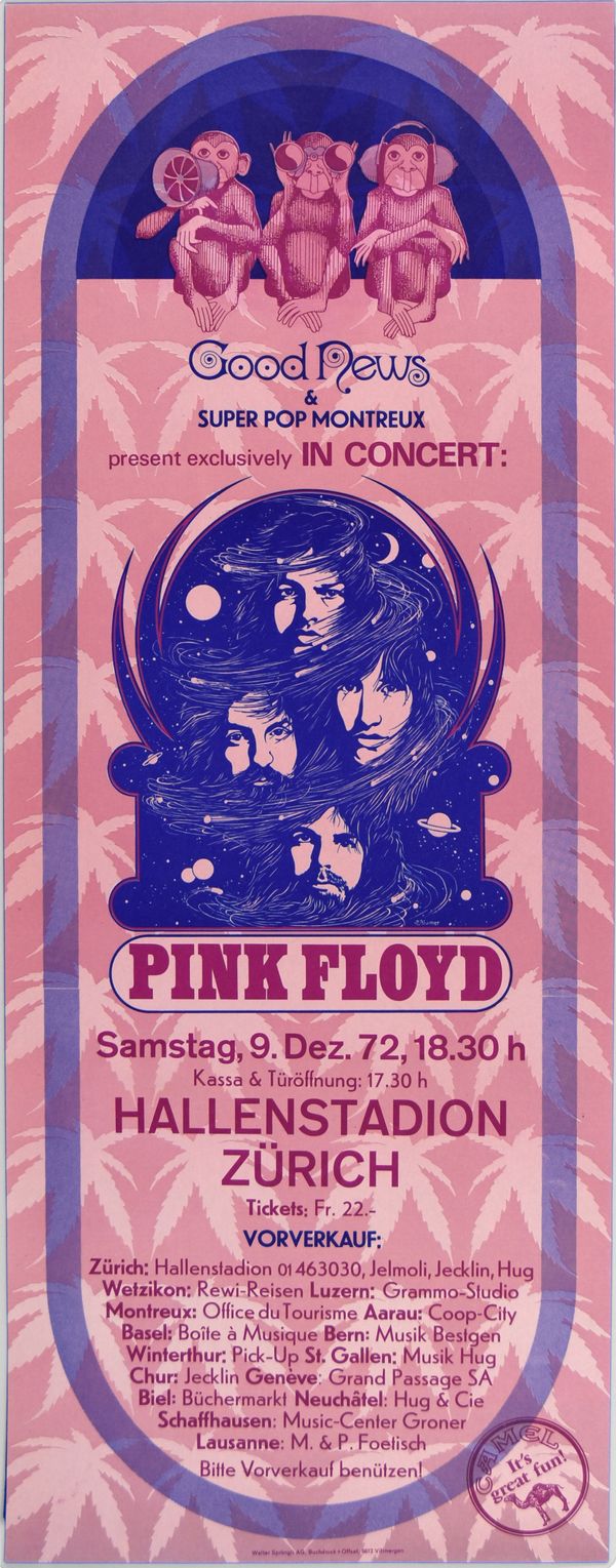 Pink Floyd Hallenstadion 1972