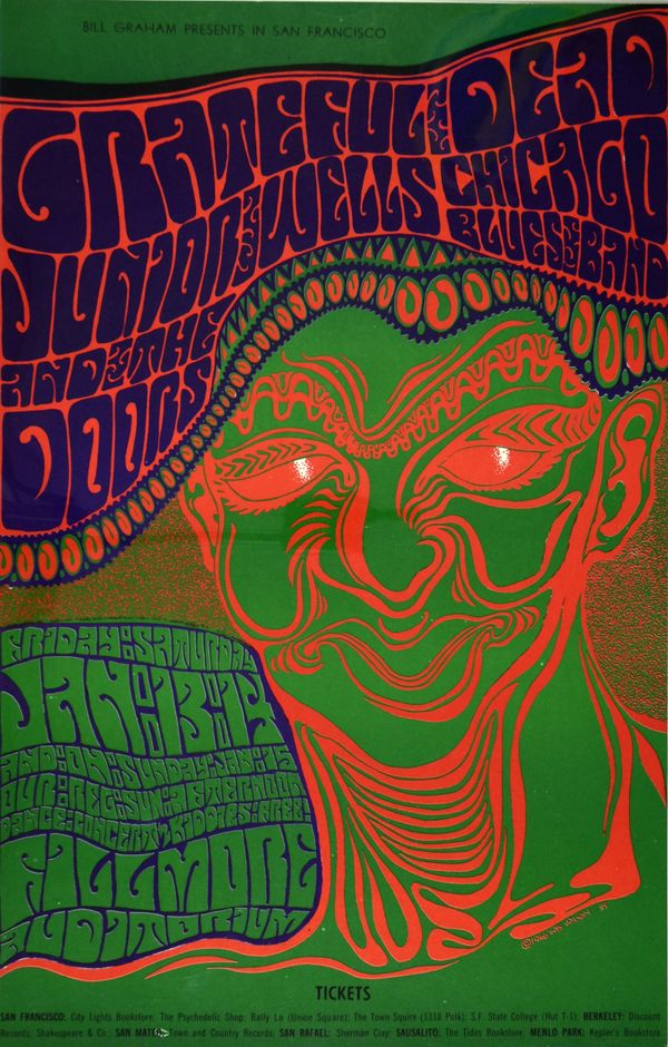 BG-45-OP-2 Grateful Dead & The Doors The Fillmore 1967