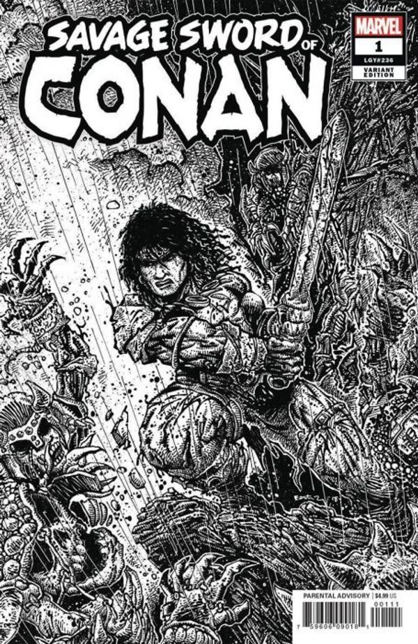Savage Sword of Conan #1 (Eastman B&w Variant)