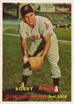 Bobby Avila 1957 Topps #195 Sports Card