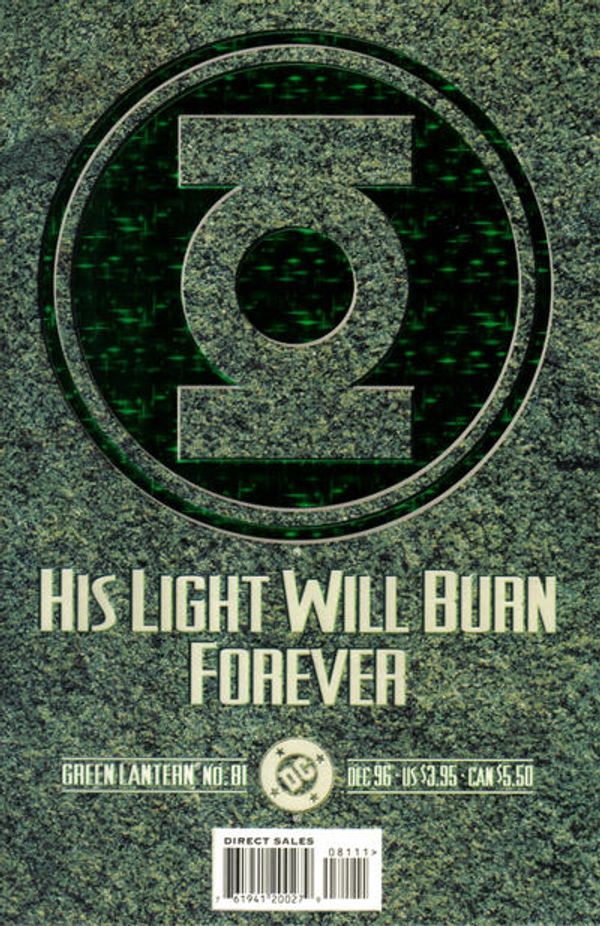 Green Lantern #81 (Deluxe Edition)