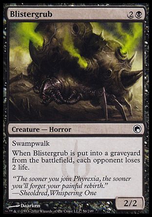 Blistergrub (Scars of Mirrodin) Trading Card