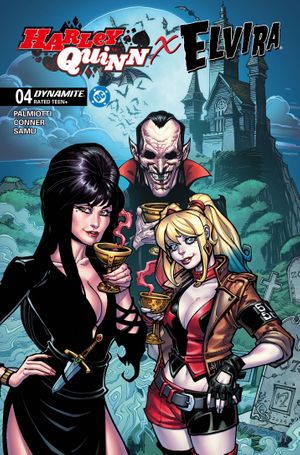Harley Quinn X Elvira #4 (Cvr B Chad Hardin Variant)