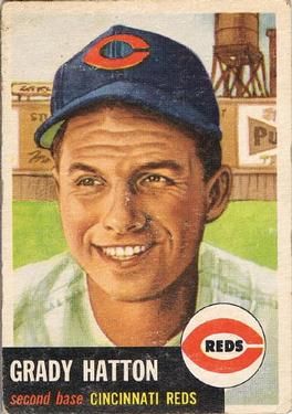 Grady Hatton 1953 Topps #45 Sports Card