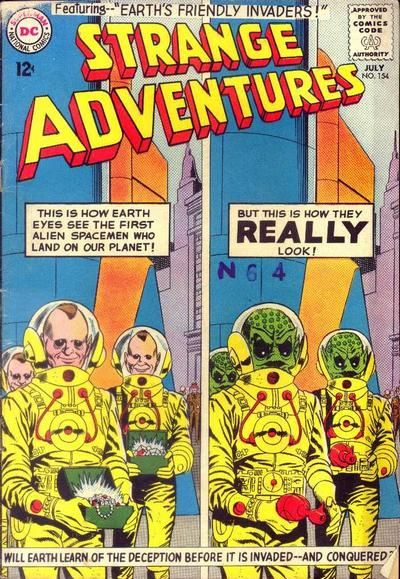 Strange Adventures #154 Comic