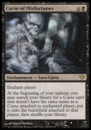 Curse of Misfortunes (Dark Ascension) Trading Card