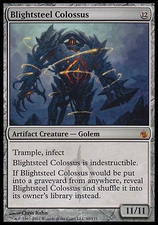 Blightsteel Colossus (Mirrodin Besieged) Trading Card