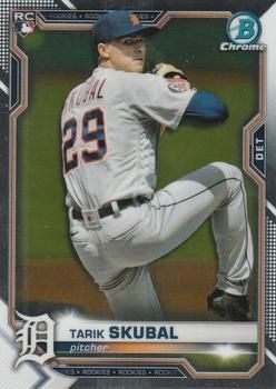 Tarik Skubal 2021 Bowman Chrome Baseball #28 Sports Card