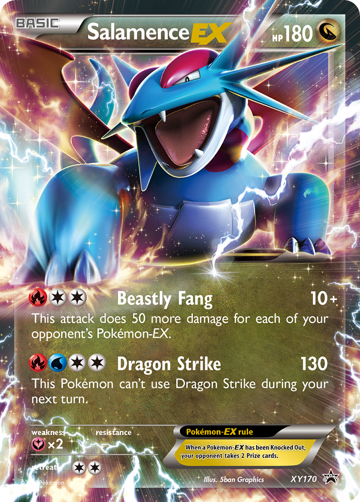 Salamence EX (XY170) - XY Black Star Promos Pokémon Card