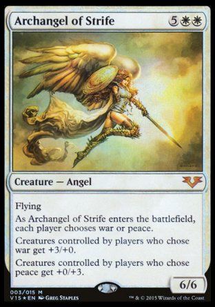 Archangel of Strife (From the Vault : Angels) Trading Card