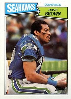 Dave Brown 1987 Topps #182 Sports Card