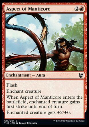 Aspect of Manticore (Theros Beyond Death) Trading Card