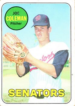 Joe Coleman 1969 Topps #246 Sports Card