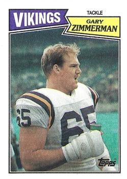 Gary Zimmerman 1987 Topps #207 Sports Card