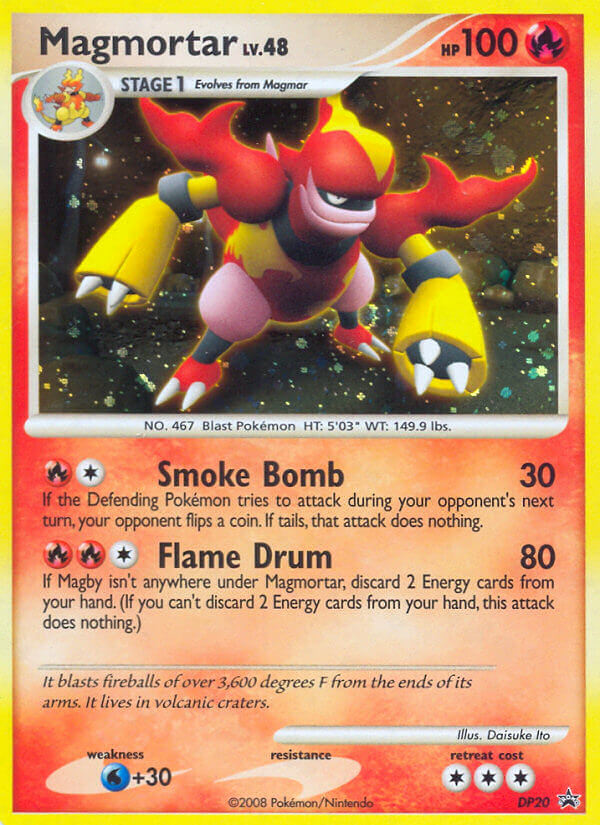 Magmortar (DP20) - DP Black Star Promos Pokémon Card