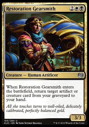 Restoration Gearsmith (Kaladesh) Trading Card