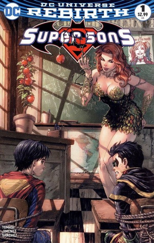 Super Sons #1 (Unknown Comics Poison Ivy Detention Variant)
