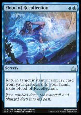 Flood of Recollection (Rivals of Ixalan) Trading Card