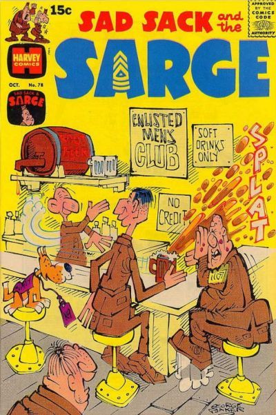 Sad Sack And The Sarge #78 Comic