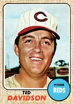 Ted Davidson 1968 Topps #48 Sports Card
