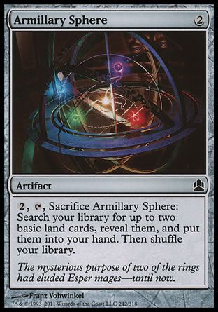 Armillary Sphere (MTG Commander) Trading Card