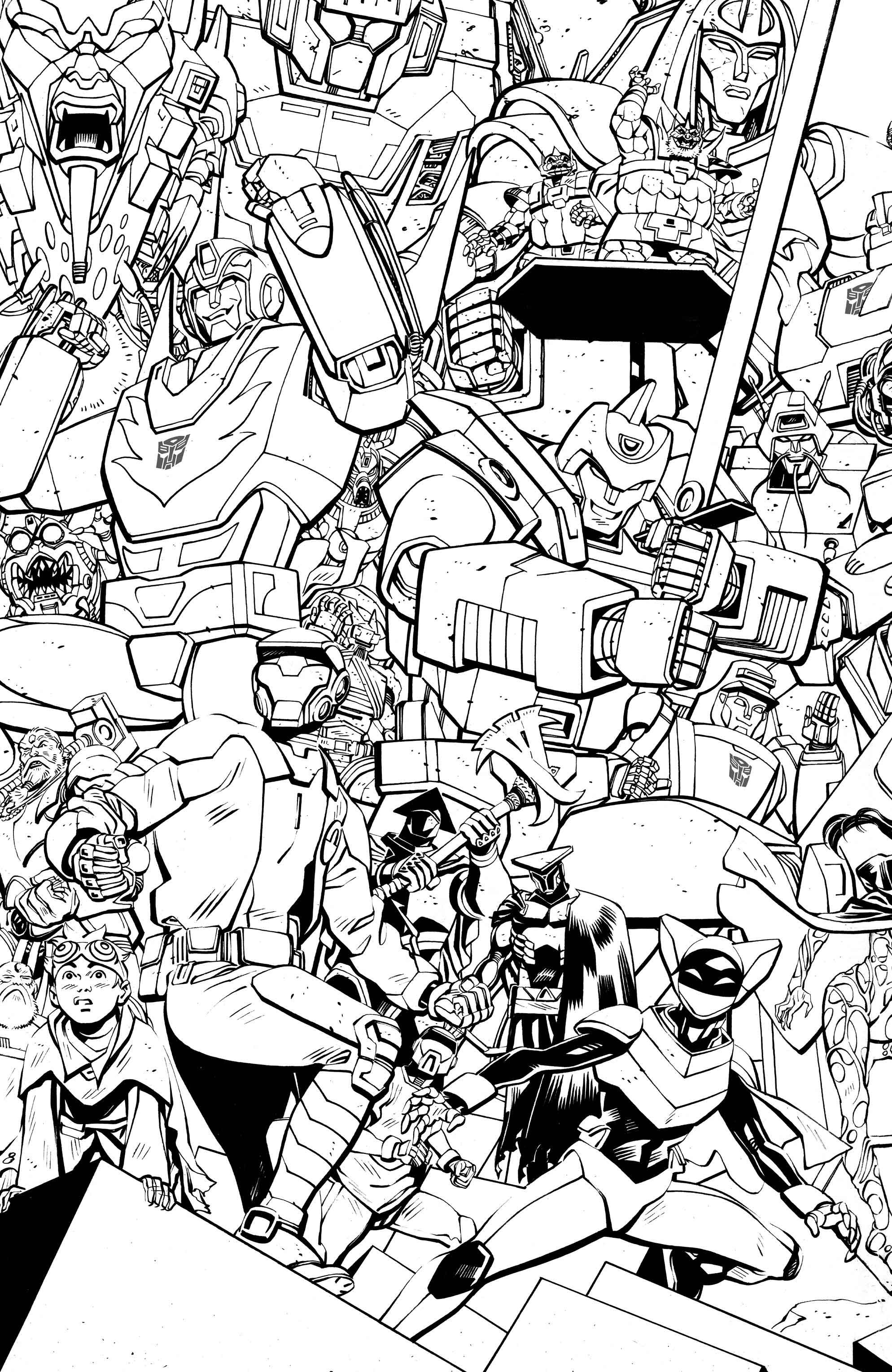 Void Rivals #31 (Cvr I Tom Reilly Energon Universe 3rd Anniversary B&W Variant) Comic