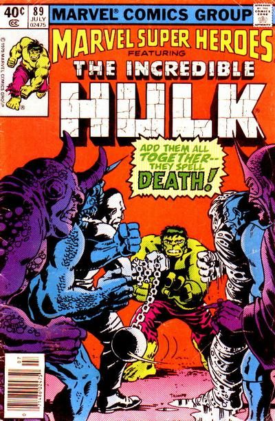 Marvel Super-Heroes #89 Comic