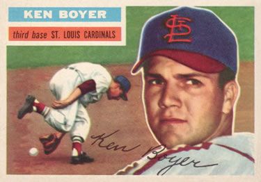 Ken Boyer 1956 Topps #14 Sports Card