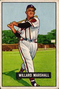 Willard Marshall 1951 Bowman #98 Sports Card