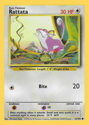 Rattata (61/102) - Base (Unlimited)